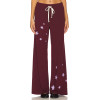 New style Casual Custom Star pattern Slim High quality Wide leg trousers Woman's Pants