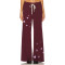 New style Casual Custom Star pattern Slim High quality Wide leg trousers Woman's Pants