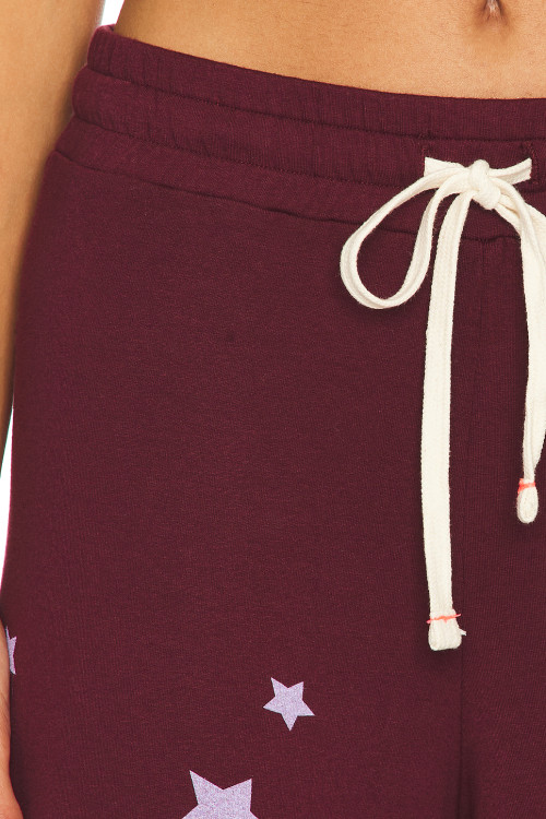 New style Casual Custom Star pattern Slim High quality Wide leg trousers Woman's Pants