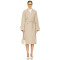 Elegant Notched collar Double breasted Polished Customized Woman's Trench coat