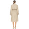Elegant Notched collar Double breasted Polished Customized Woman's Trench coat