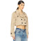 Fashionable Sexy Elegant Business style High quality Chic Woman's Mini Trench coat