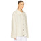 Loose fitting Convertible collar Dropped shoulders Wide sleeves Relaxed Woman's Jackets