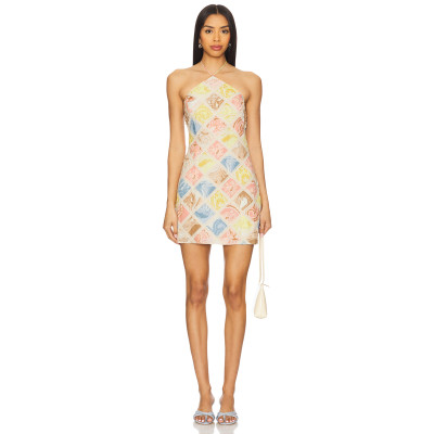 New fashion Romantic Sexy High quality Backless Sleeveless Fashionable Woman's Mini Dress