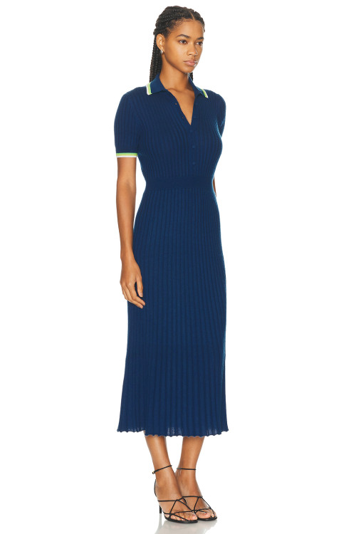 Chic Bodycon Fashionable V neckline High quality Sexy New fashion Woman's Midi Dress