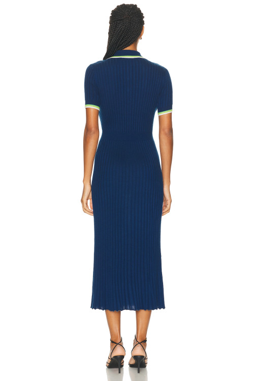 Chic Bodycon Fashionable V neckline High quality Sexy New fashion Woman's Midi Dress