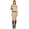 Sexy High quality Elegant Halter neckline Backless Sleeveless Woman's Mini Dress