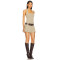 Sexy High quality Elegant Halter neckline Backless Sleeveless Woman's Mini Dress