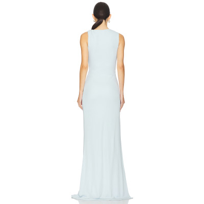 Stylish Exquisite Fashionable Side slit Sleeveless Hot sale Stylish Woman's Maxi Dress