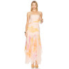 Sleeveless High quality Charming Elegant Halter neckline beautiful Woman's Long Dress
