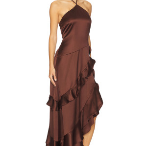 Hot sale Fashionable Sexy Exquisite Chic High quality Woman's Halterneck Long Dress