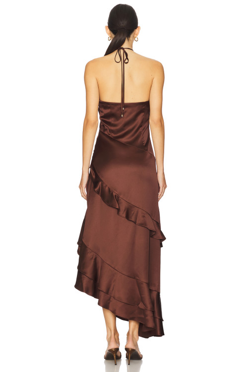Hot sale Fashionable Sexy Exquisite Chic High quality Woman's Halterneck Long Dress