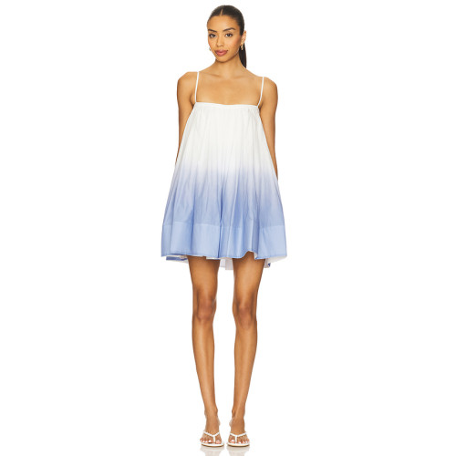 Spaghetti strap A line silhouette Casual chic style High quality Hot sale Woman's Mini dress