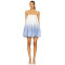 Spaghetti strap A line silhouette Casual chic style High quality Hot sale Woman's Mini dress