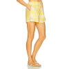 Vacation style Elasticized waistband Floral patterns Side pockets Lightweight Woman's Shorts