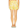 Vacation style Elasticized waistband Floral patterns Side pockets Lightweight Woman's Shorts