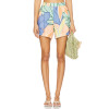 High waisted Relaxed fit Lightweight Side pocket Resort wear Casual Woman's Shorts