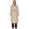High quality Wide lapels Double breasted Oversized Chic Casual Woman's Trench Coat