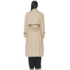 High quality Wide lapels Double breasted Oversized Chic Casual Woman's Trench Coat