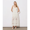 Open back Adjustable straps Side slit Distinctive embroidery pattern Woman's Long Dress