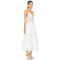 Spaghetti strap V neckline Backless Sleeveless Exquisite High quality Woman's Lace Dress