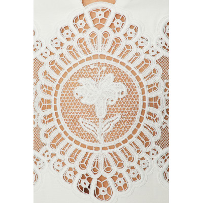 Spaghetti strap V neckline Backless Sleeveless Exquisite High quality Woman's Lace Dress