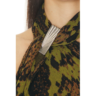 2025 Customized Snake print pattern High quality Open back Sexy Elegant Woman's Mini Dress