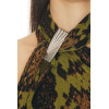 2025 New fashion Snake print pattern High quality Open back Sexy Elegant Woman's Mini Dress