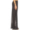High quality Polka dot Sexy Elegant See through Romantic Charming Woman's Maxi Skirt