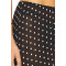 High quality Polka dot Sexy Elegant See through Romantic Charming Woman's Maxi Skirt
