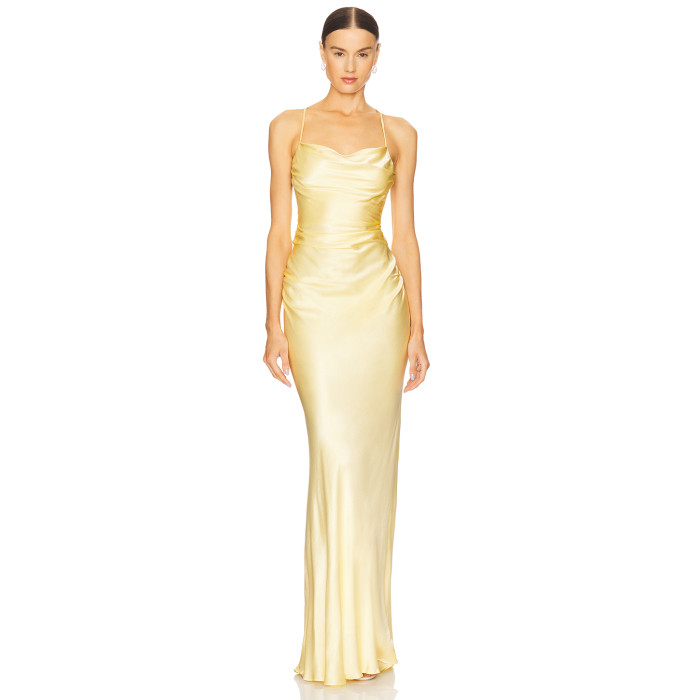 Bodycon Fashionable Hot sale Sexy Backless Sleeveless High quality Woman's Maxi Dress