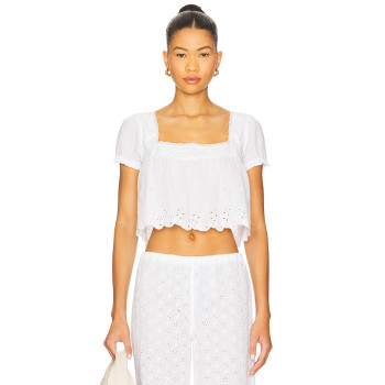 Oversized Feminine Square neckline Lace trims Elegant  Casual Comfortable Woman's Blouses