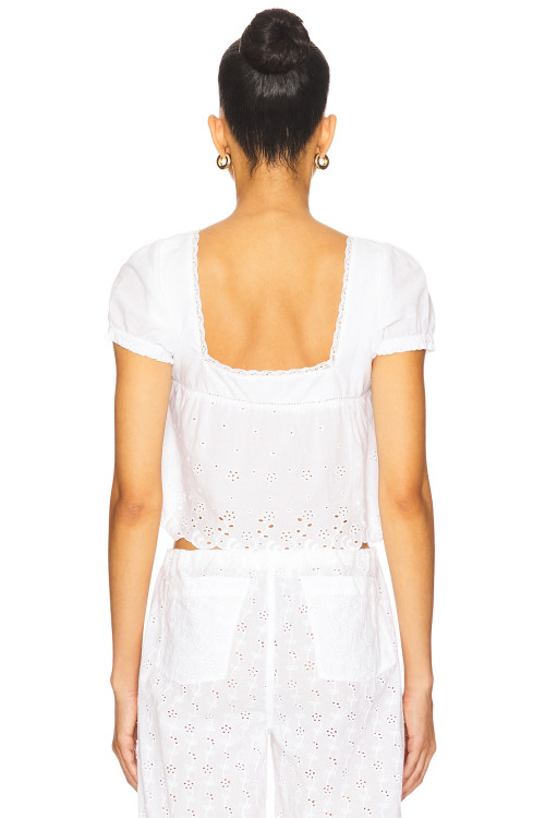 Oversized Feminine Square neckline Lace trims Elegant  Casual Comfortable Woman's Blouses
