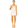 High quality Polka dot Backless Sleeveless Square neckline Sexy Fashionable Woman's Mini Dress