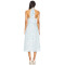 Gingham check Charming Halter neckline Backless Sleeveless Elegant Woman's Midi Dress