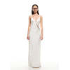 Adjustable straps High quality Cut out Sexy Feminine Backless Allure Woman's Maxi Dress