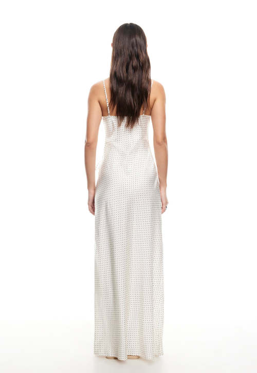 Adjustable straps High quality Cut out Sexy Feminine Backless Allure Woman's Maxi Dress