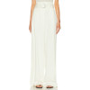 New fashion Customized Lightweight Belt trims Wide straight leg High quality Woman's Pants