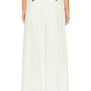 New fashion Customized Lightweight Belt trims Wide straight leg High quality Woman's Pants