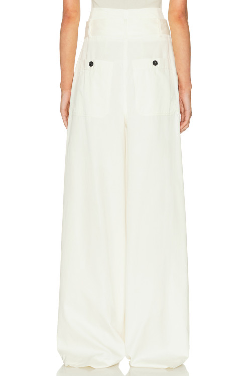 New fashion Customized Lightweight Belt trims Wide straight leg High quality Woman's Pants