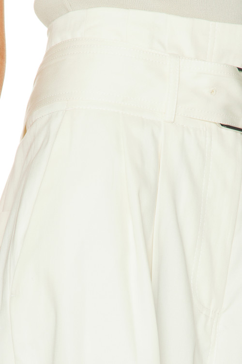 New fashion Customized Lightweight Belt trims Wide straight leg High quality Woman's Pants