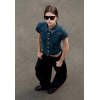 Exquisite Formal Short sleeve Denim Versatile Fashionable High quality Woman's Blouses