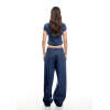 Exquisite Formal Short sleeve Denim Versatile Fashionable High quality Woman's Blouses