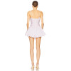 Spaghetti straps Flared Vertical stripes Playful touch Feminine Camisole Woman's Mini Dress
