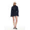Formal High neckline Denim Oversized Exquisite Delicate Stylish High quality Woman's Coats