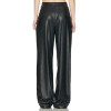 New style Customized Leather Edgy Fashionable Stylish High waisted Flowy Woman's Pants