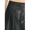 New style Customized Leather Edgy Fashionable Stylish High waisted Flowy Woman's Pants