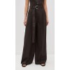 Removable belt High waisted Oversized Flowy Elegant Casual Comfortable Woman's Pants