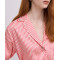 Pajama style V neckline Stylish Elegant Casual Comfortable Woman's Striped Shirt Blazer
