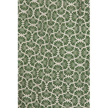 Spaghetti strap Fan shaped pattern Smocked bodice Simple Backless Woman's Midi Dress